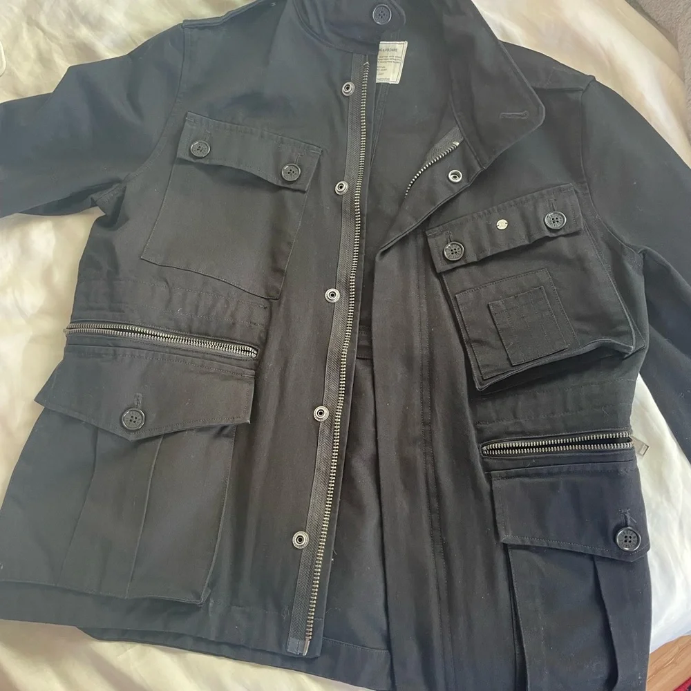 Zadig & Voltaire Denim/Utility Skull Jacket - Picture 4 of 7